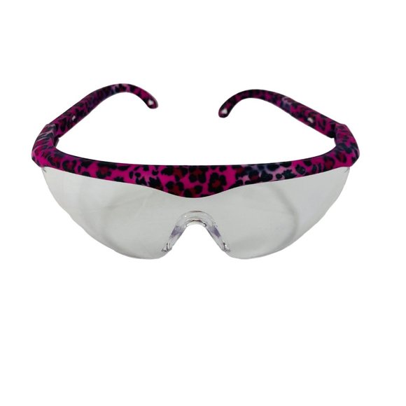 Prestige Medical Healthmate Printed Full Frame Eyewear Purple Leopard Safety - Picture 1 of 4